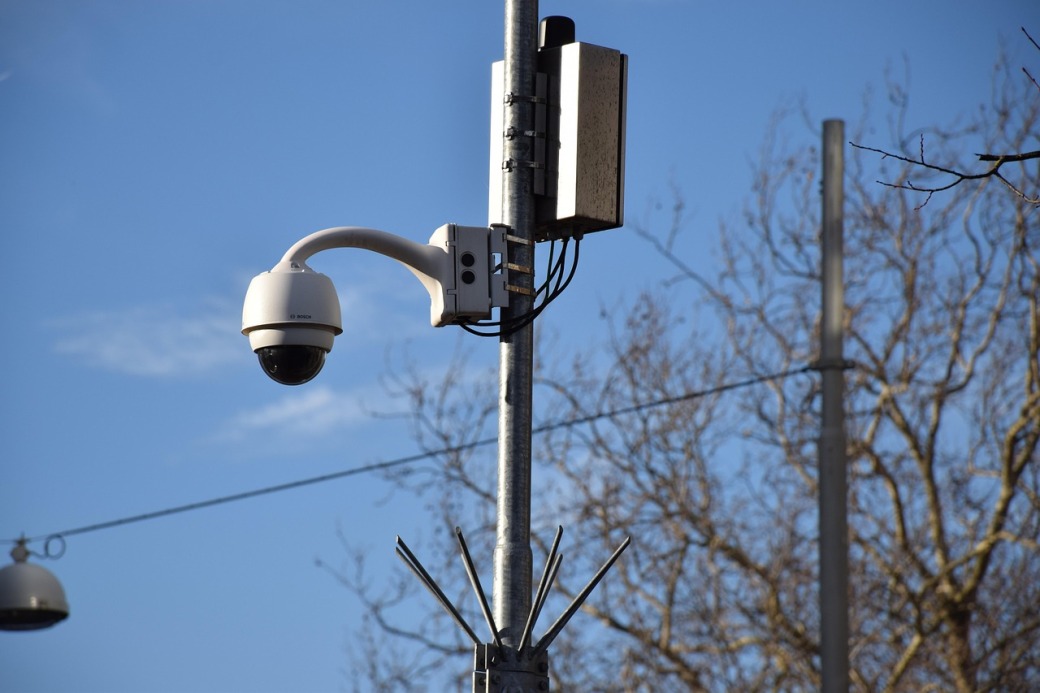 cctv security camera closeup